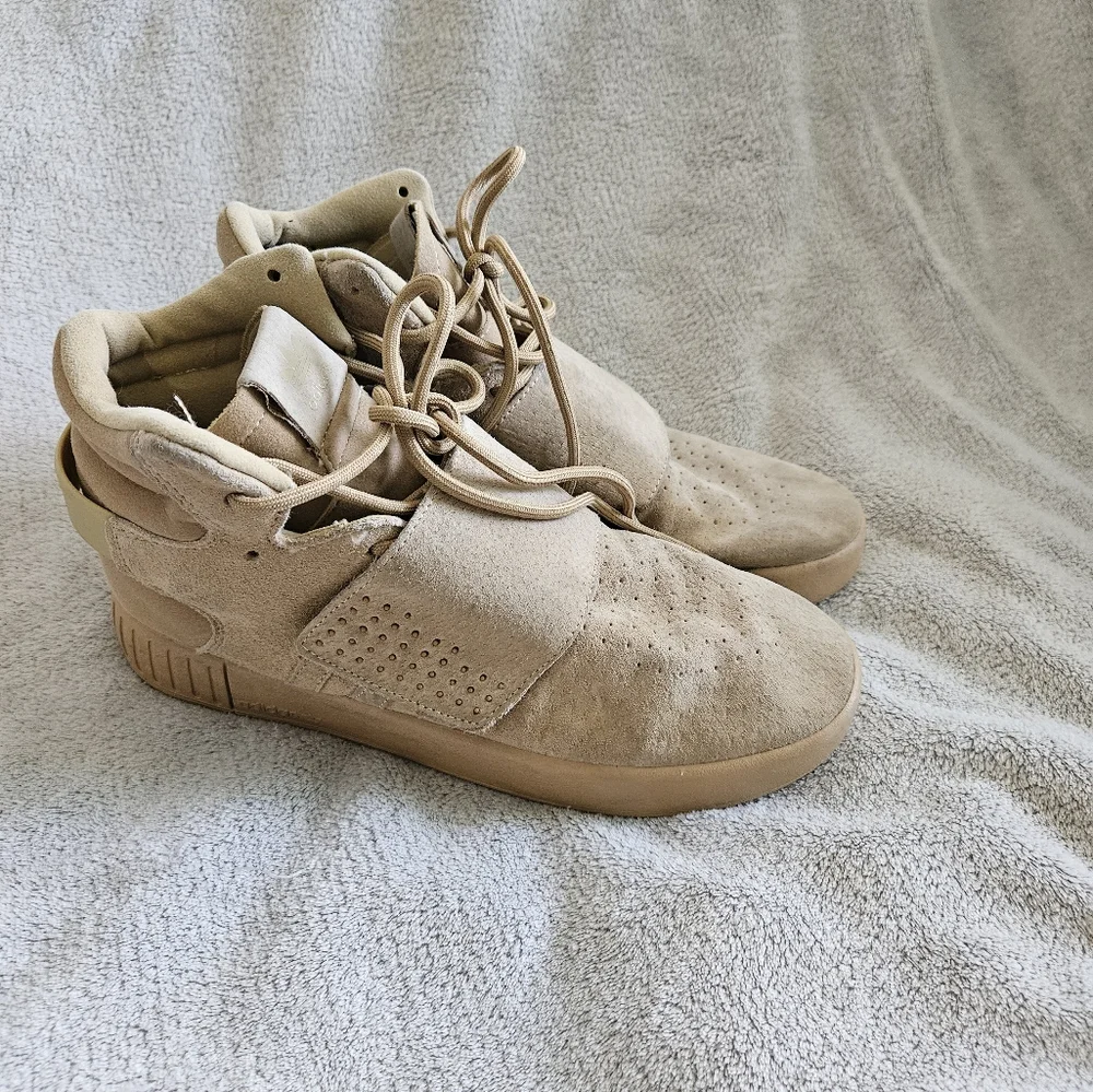 ADIDAS Tubular Invader suede hightops. Men's 9.5 - Picture 9 of 9